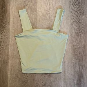 And Now This Sage Green Squareneck Top